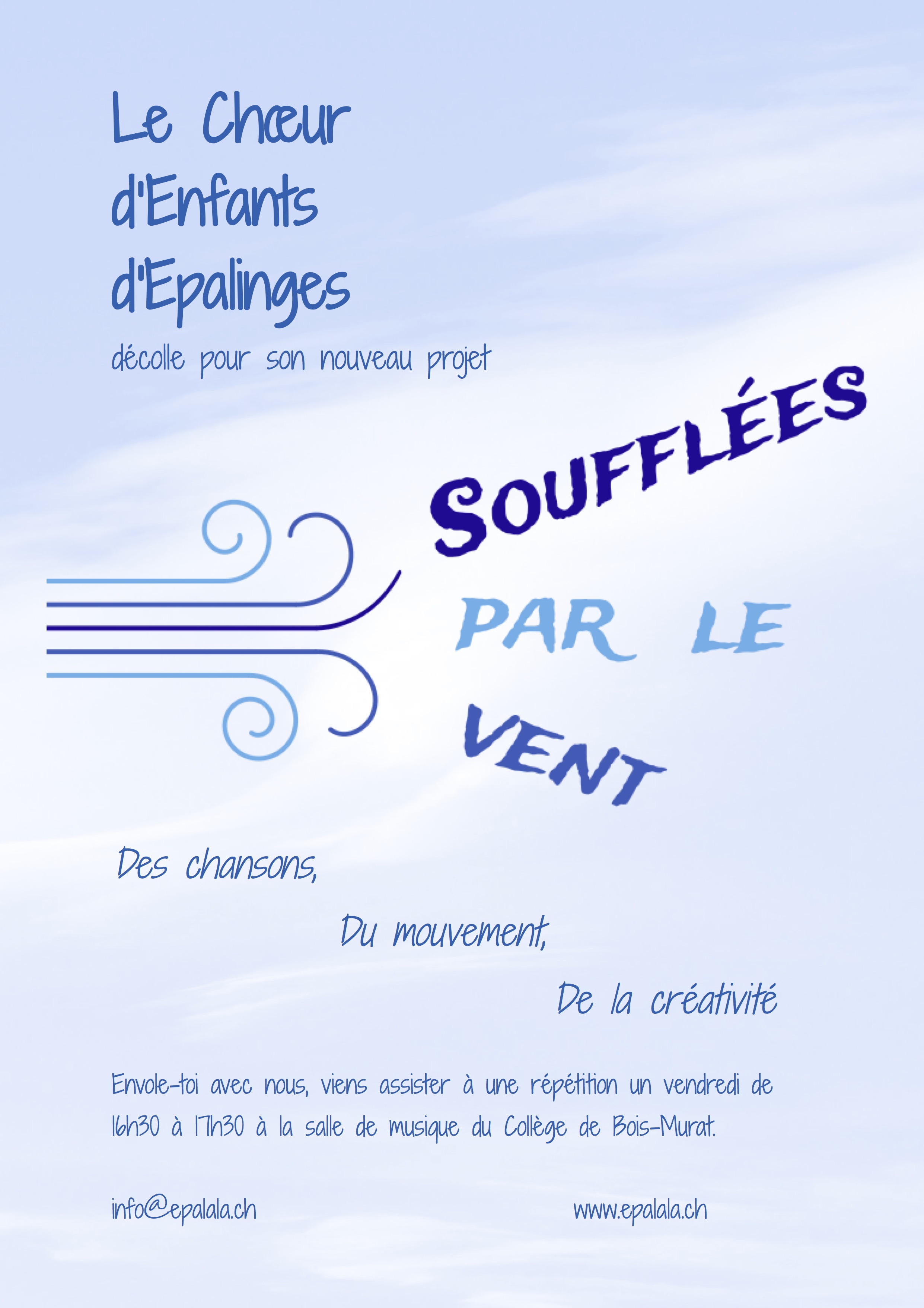 Reprise du Choeur d'Enfants